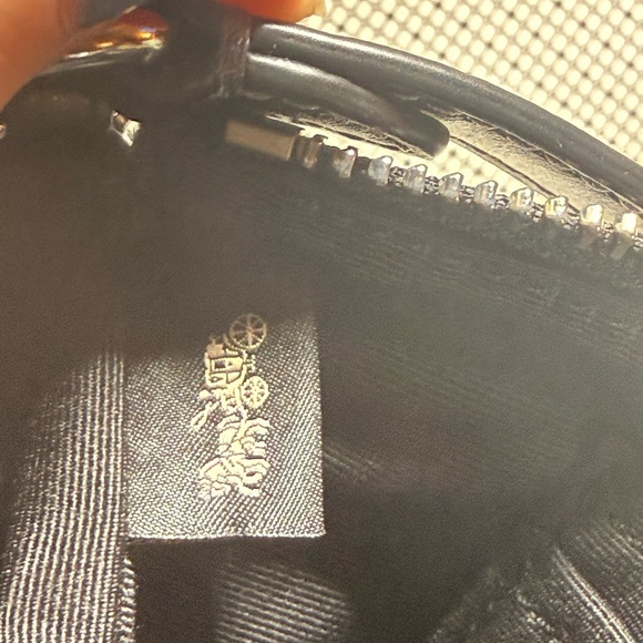 Coach Black Signature Jacquard Mini Shoulder Bag with Tan Hangtag NWT - Picture 14 of 15